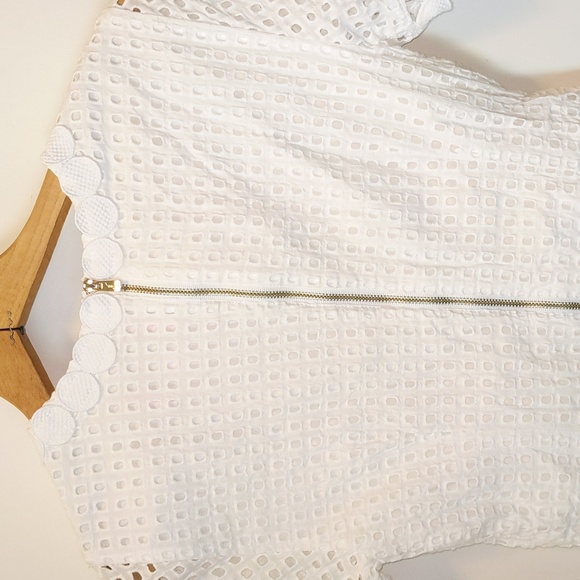 Lilly Pulitzer Women's Size 0 Lined Exposed Zipper Short Sleeve Dress - Picture 7 of 15